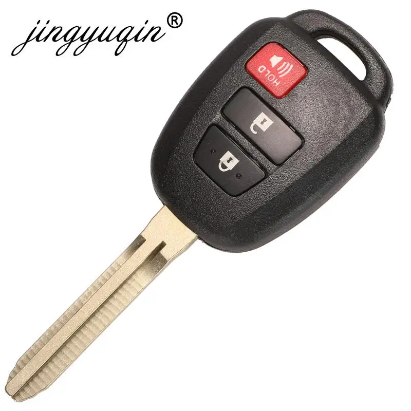 jingyuqin Remote Control Car Key for Toyota RAV4 Highlander Sequoia Tundra Tacoma Fob 3 4 Buttons 314MHz /315mhz H Chip GQ4-52T