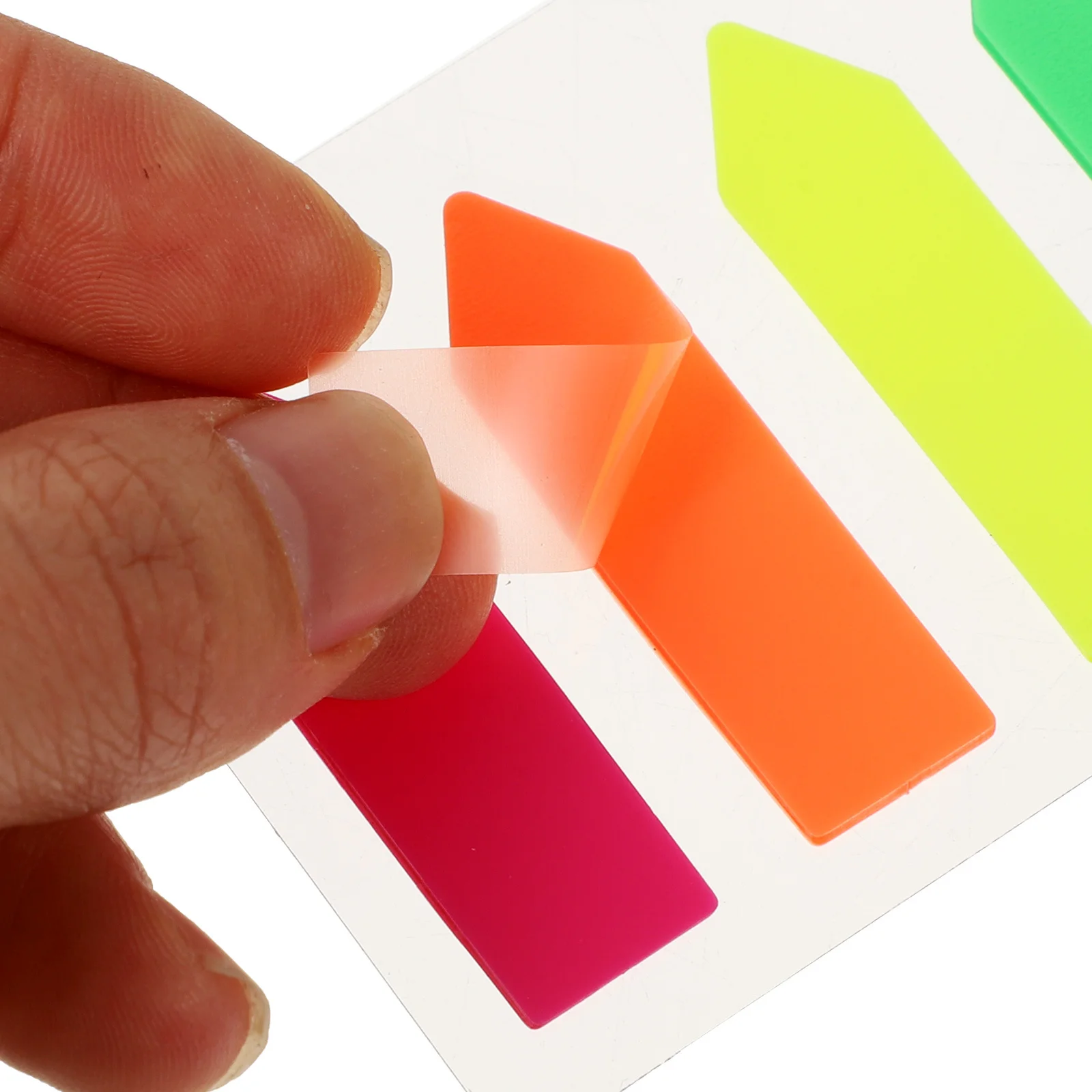 6 كتب علامات صفحة لاصقة مادة الحيوانات الأليفة ملصقات علامة شفافة لقراءة علامة المرجعية تصنيف الملاحظة التوضيحية الملونة