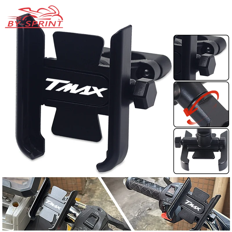 

2022 tmax Motorcycle Handlebar GPS Stand Mobile Phone Navigation Holder For TMAX500 TMAX530 DX SX TMAX560 Tech Max