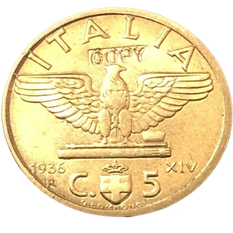 1936 Italy 5 Centesimi - Vittorio Emanuele III