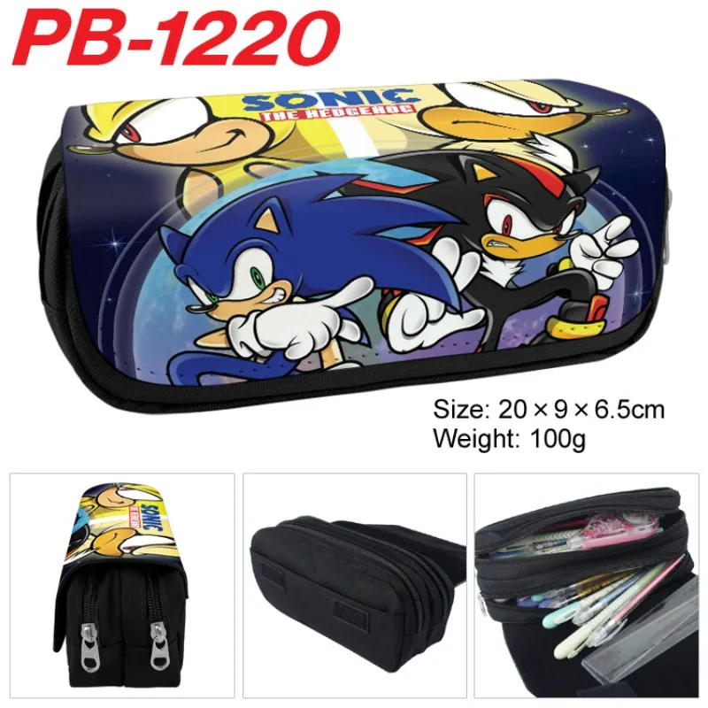 

Soniced Cartoon Movie & TV Themed Pencil Case Pencil Box Student Stationery Storage Bag Wallet School Supplies