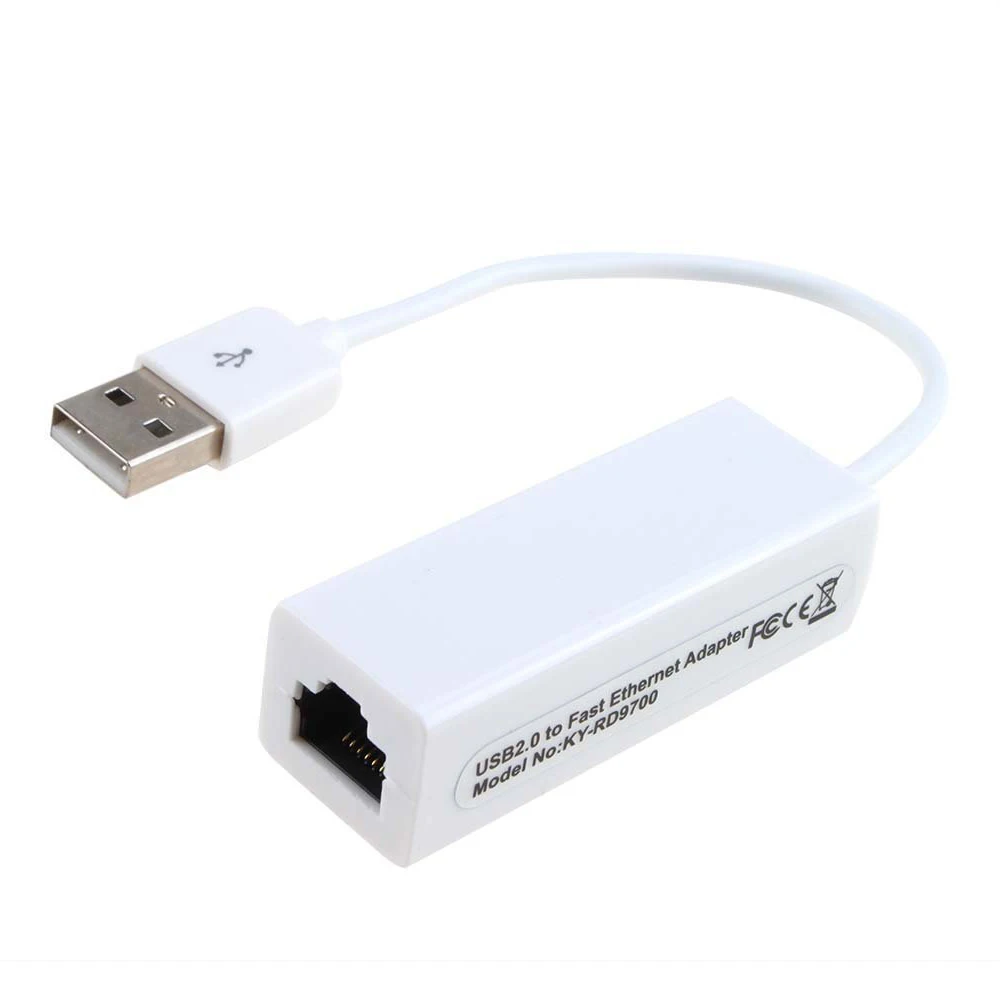 Portable USB 2.0 To RJ45 Network Card 10Mbps USB To RJ45 Ethernet Lan Adapter for Windows 7/8/10 PC Laptop