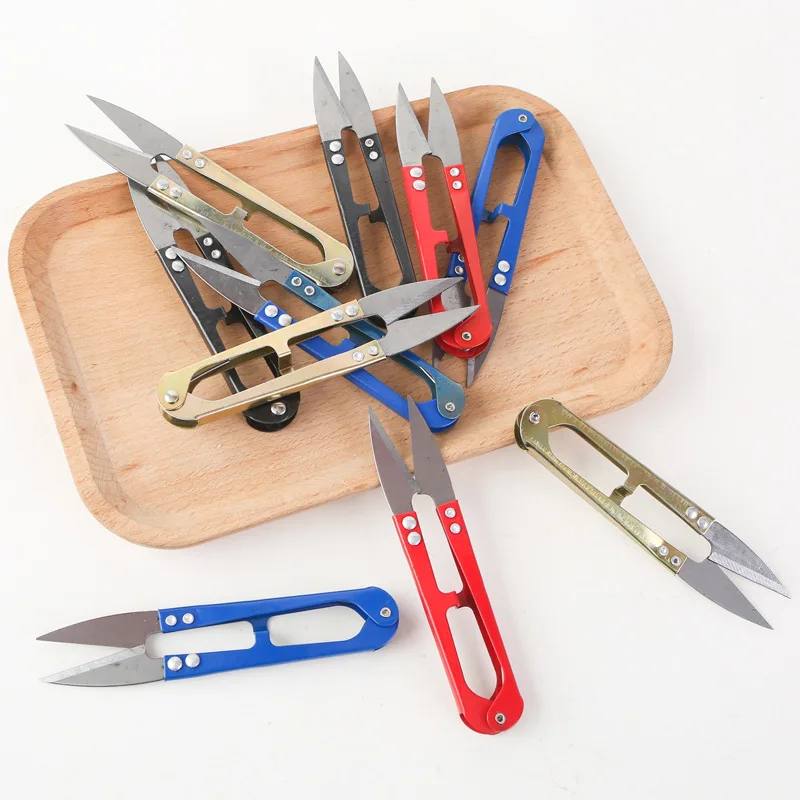 Special Color U-Shaped Scissors For Stationery Cutting Are Small And Convenient