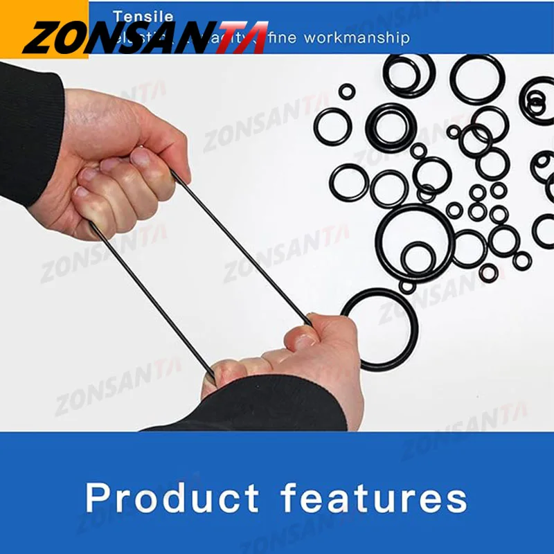 Nitrile Rubber O-Rings OD4mm~30mm CS1mm~4mm NBR Round O Type Corrosion Oil Resist Sealing O Ring Gasket Plumbing Waterproof
