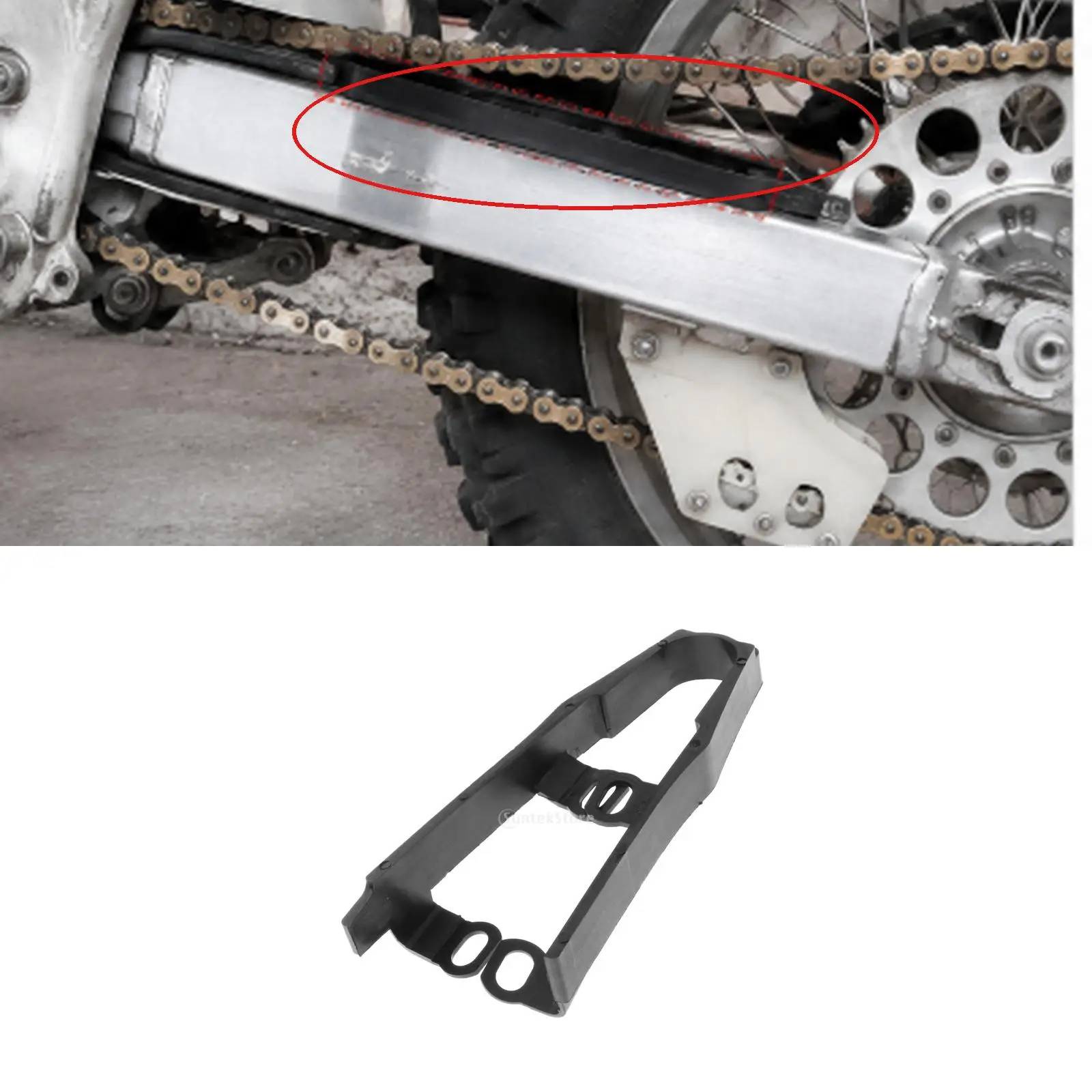 Front Swing Arm Chain Slider Guide Direct Replaces fits for Honda 1985 XR350 R 1986-1989 XR250 R