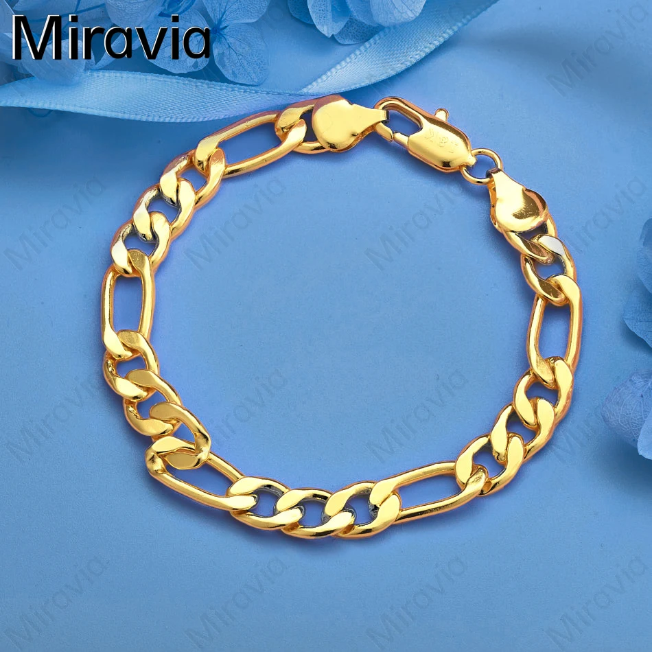 

Miravia 925 Sterling Silver 8MM 3 in 1 Bracelet Cute Charming Woman Birthday Gift Jewelry