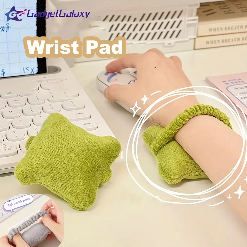 

Multi-purpose Wrist Pad Soft Mouse Wrist Guards Hair Band Mouse Wrist Freely Moveable For Office Worker Gamer Wrist Hand Pillow