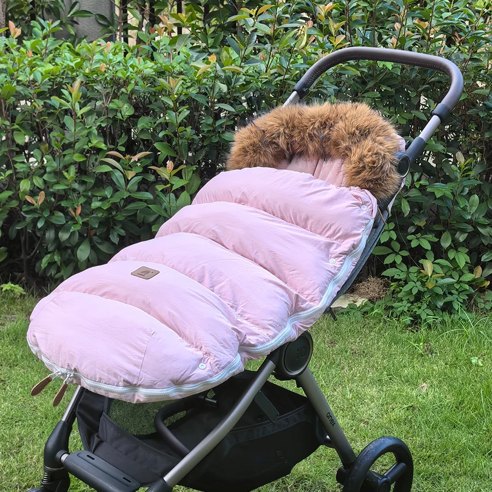 Winter Baby Stroller Footmuff Universal Baby Stroller Accessories Black Envelope Windproof Warm For Newborn Hospital Discharge