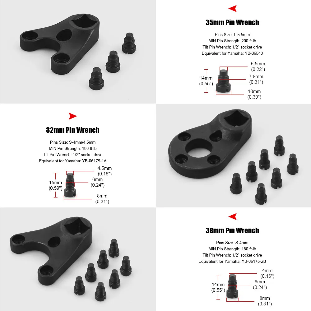 MT0004 MT0006 MT0009 مجموعة أدوات مفتاح الربط الخارجية المائلة مناسبة لياماها لسوزوكي لجميع قبعات نهاية سيستار الهيدروليكية