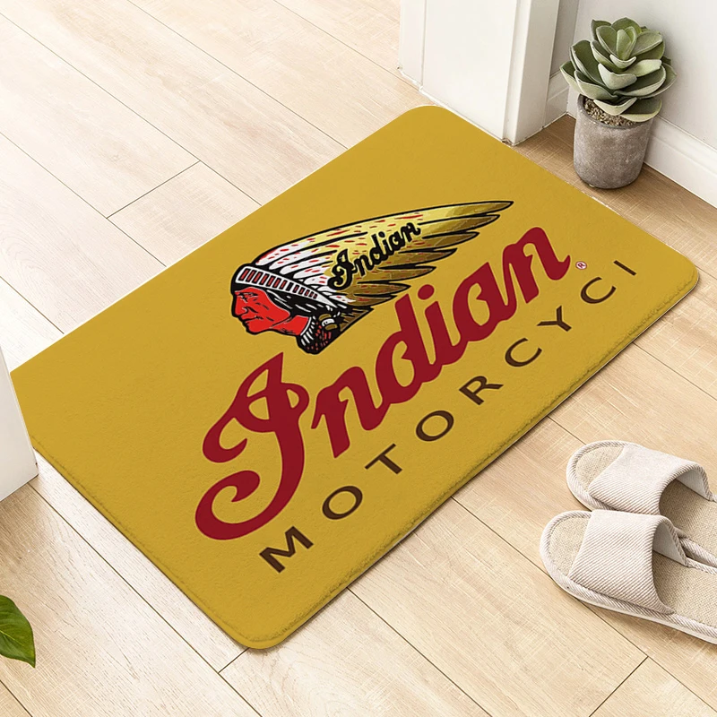 

Custom Doormat Entrance Door D-Indian Waterproof Bathroom Mat Balcony Hallway Living Room Floor Carpet Kitchen Bedroom Rug