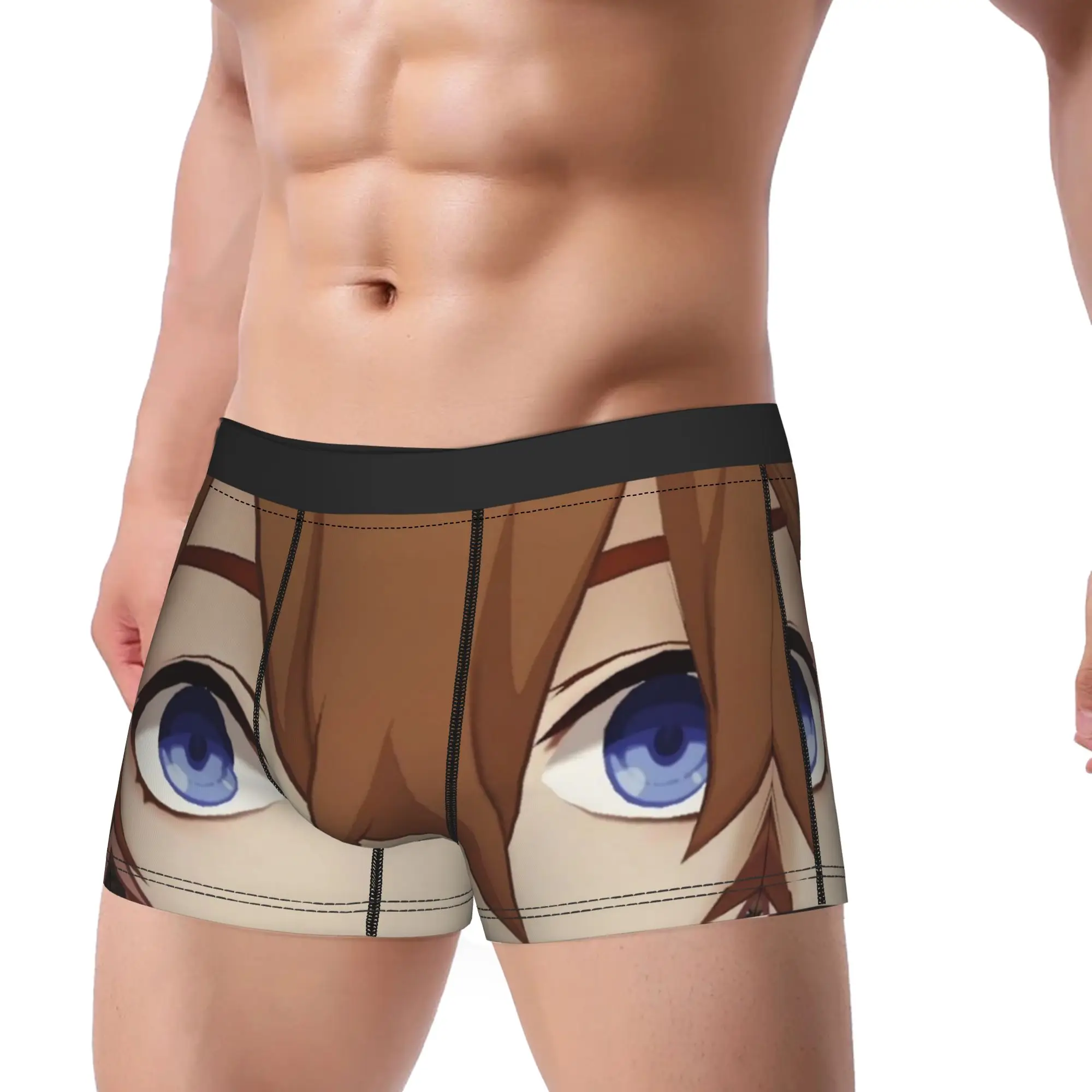 Childe Tartaglia Face Meme Genshin impact Trunk  3D Pouch Underwear Hot Sale Custom DIY Boxer Brief Men's Underpants Plus Size