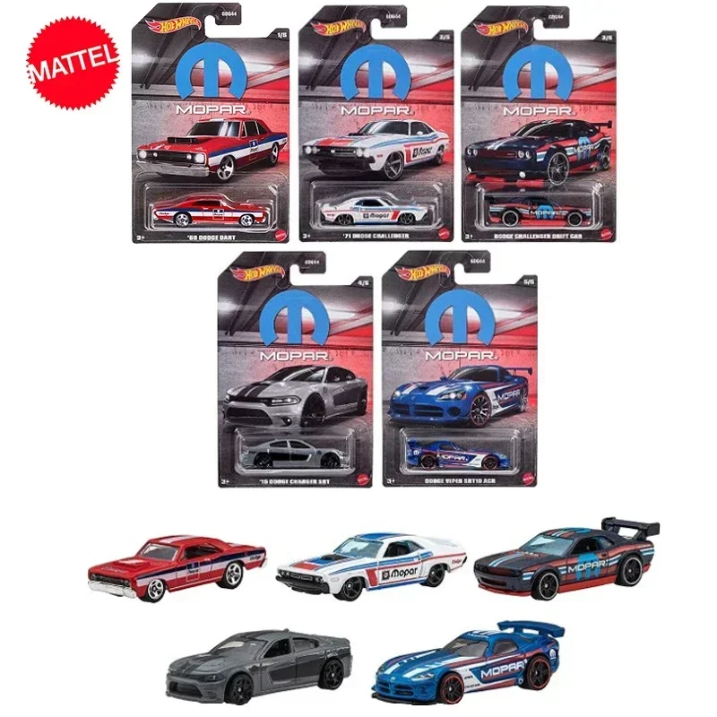 Original Hot Wheels Car Alloy 1/64 Diecast Mopar Dodge Series Challenge Voiture Charger Toys for Boys Collection Birthday Gift