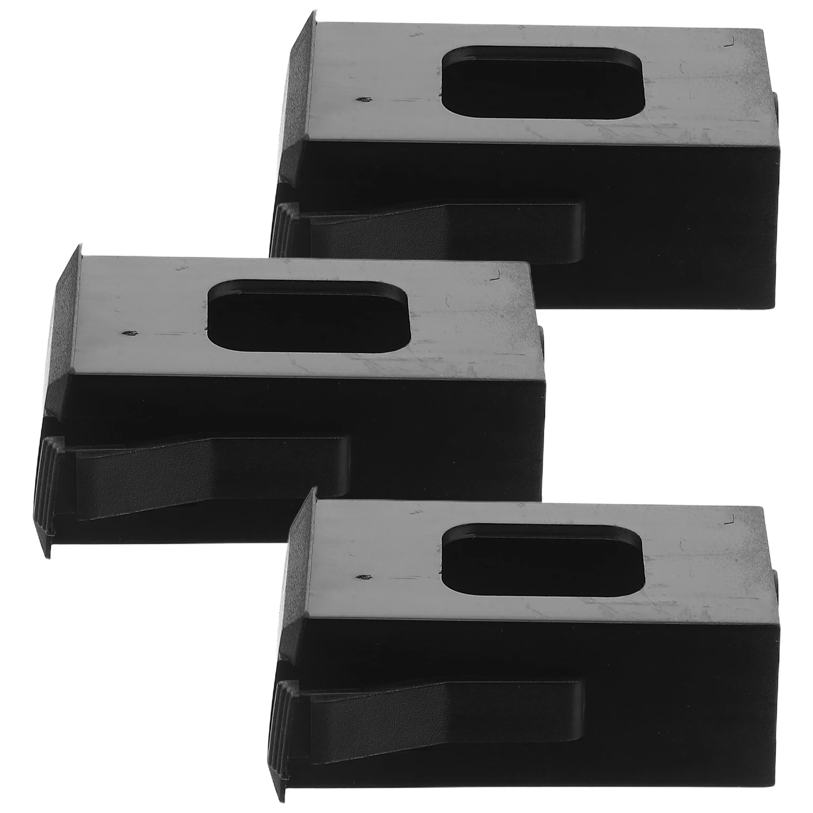 

3 Pcs Electric Guitar Box Stand Case Bracket Replacement Parts Acoustic Holder Slot Plastic Cover for