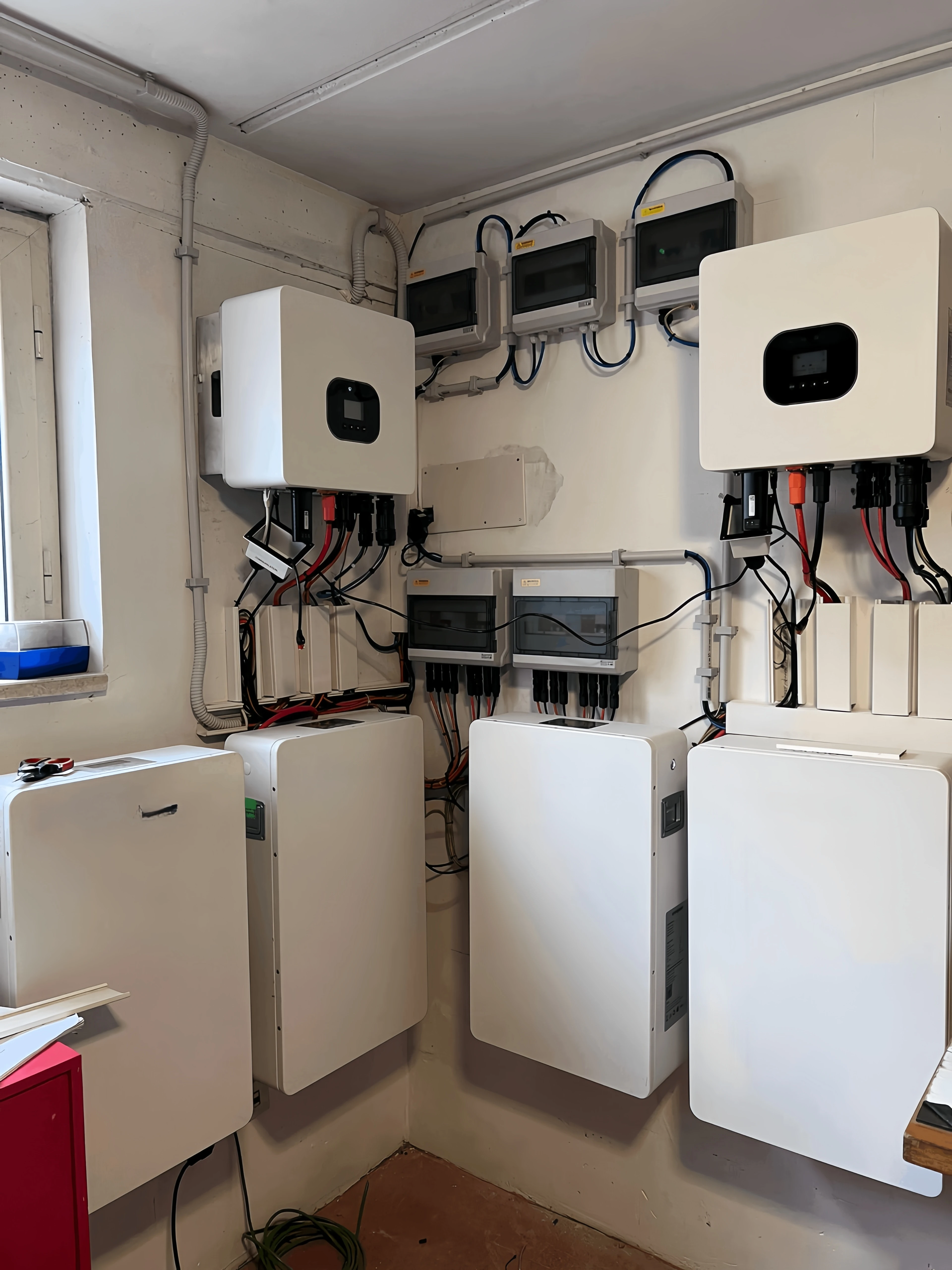 Hybrid Single-phase 8/10/12kW Solar Inverter with 96.5% Efficiency and 550V Input