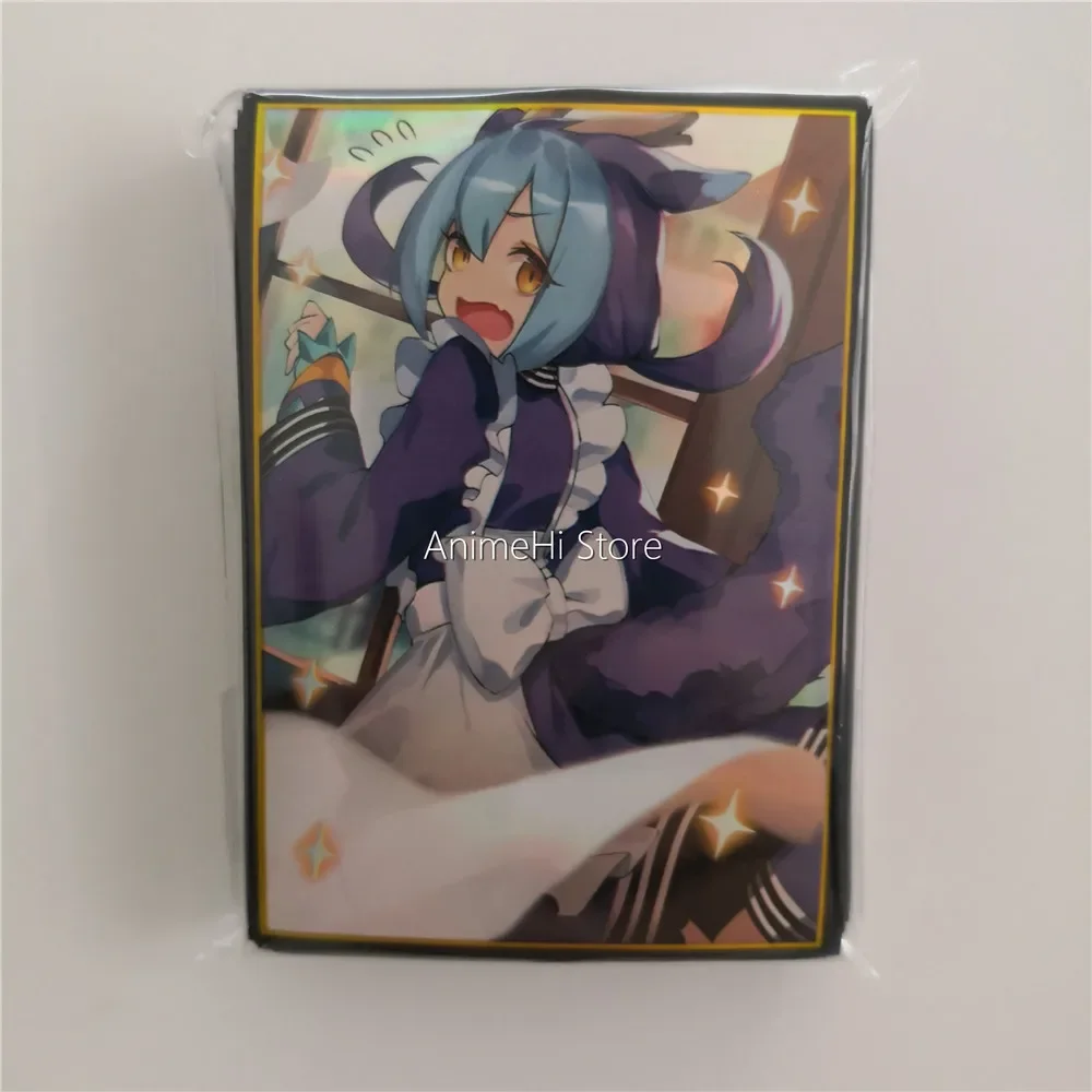 50 stuks/zak spel Yu-Gi-Oh! Wasserij Dragonmaid Kaarthoezen Anime Yugioh Holografische hoes Kaarten Beschermhoes voor cadeau