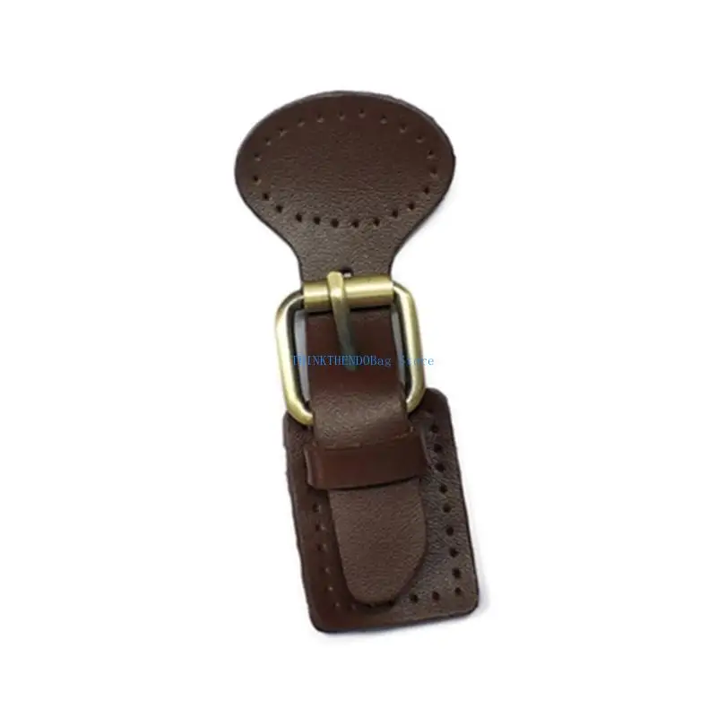 

63HC Unique Leather Buckle Replacement Accesories For Handbag DIY Craft Projects