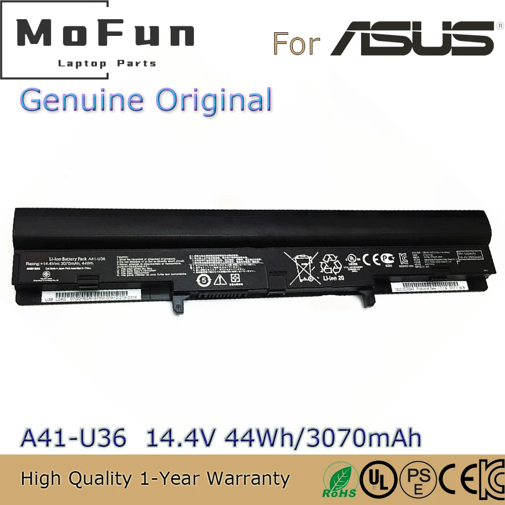 Brand New Original A42-U36 14.8V 5800mAh Laptop Battery for Asus U36J U36K U36SD U36SG U82E U82U U84S X32U 8 Cell