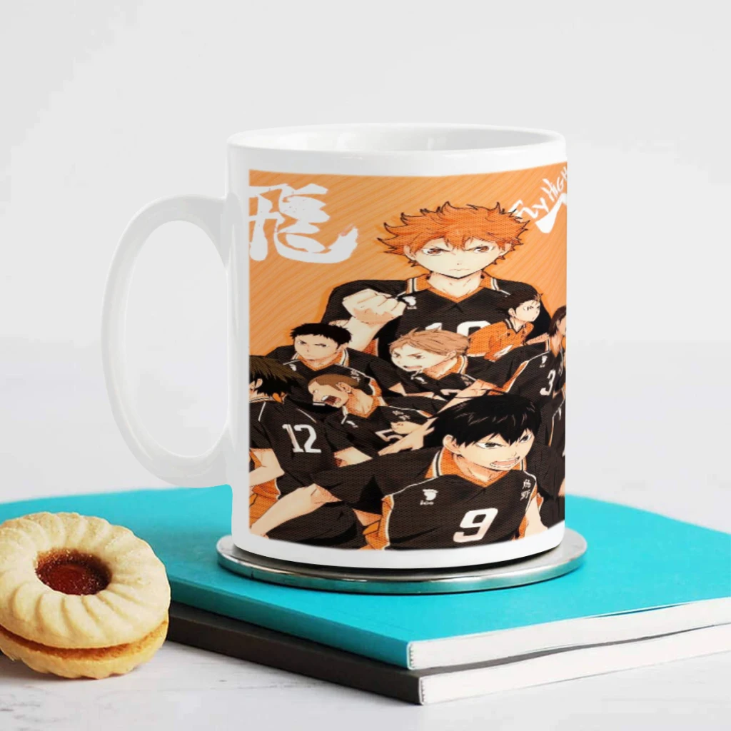 Haikyuu Ceramics Coffee Mug Cute Gamer Birthday Gift Back To School Mug