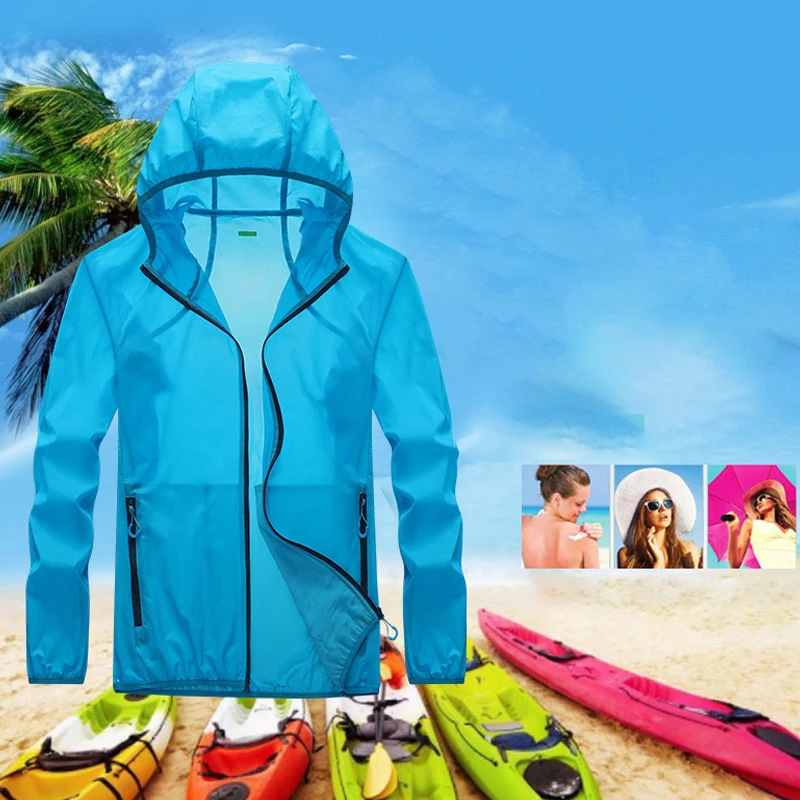 

F2 Quick-Drying Raincoat Waterproof Fishing Coat Unisex Outdoor Sun Protection Jackets Lightweight Breathable Women Windbreaker