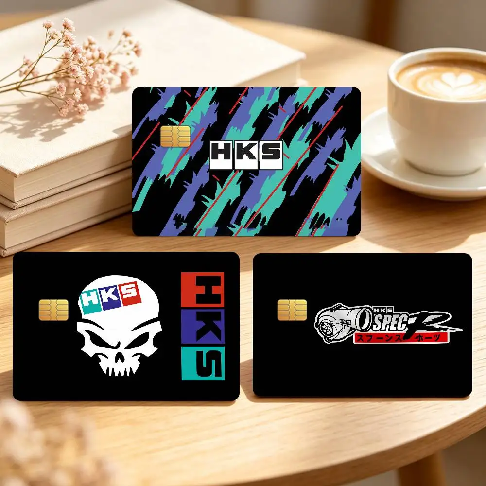 Fashion Logo Credit Card Sticker Waterproof Anti-Scratch 4PCS Bank Debit Traffic H-HKS-S-Power Cover Decoration