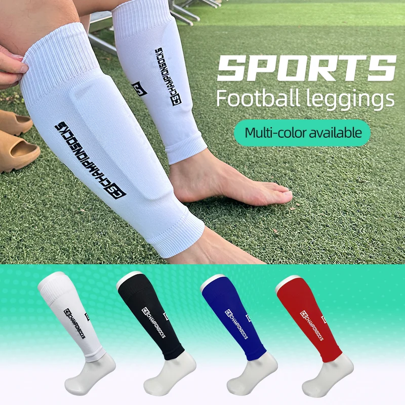 Pair pack Football calf socks football protectors long football socks foot protector fixed socks outdoor calf protection socks