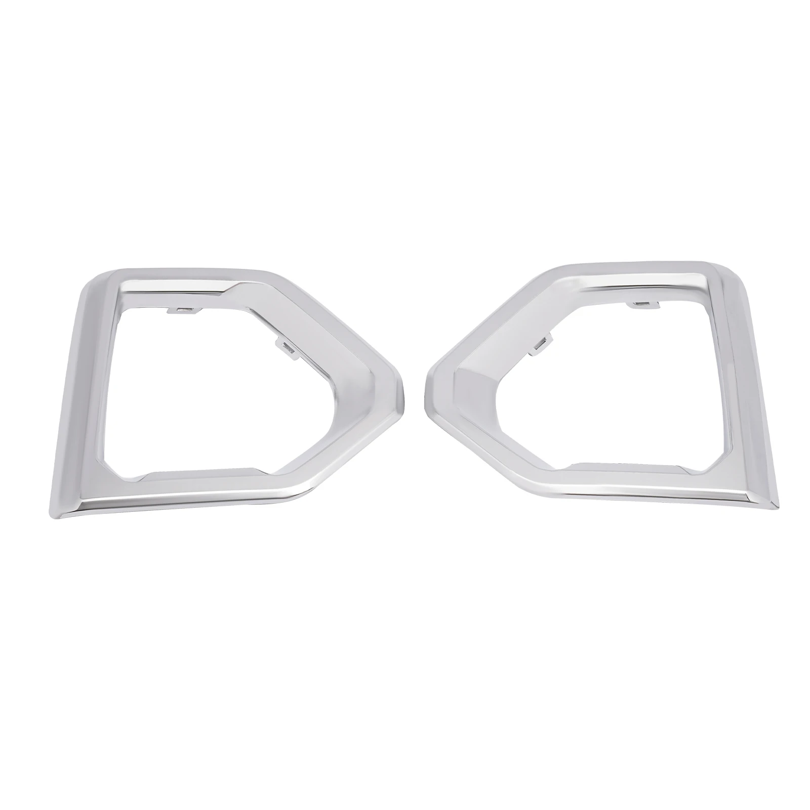 84176752 84176753 1 زوج الجبهة الضباب الخفيف الحافة الخارجية غطاء الكسوة صالح لجي إم سي سييرا دينالي SLT AT4 2019 2020 2021 #4