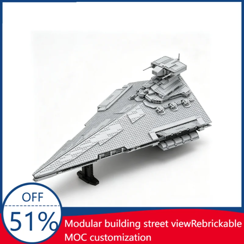 

3108 PCS Urban Star Battle Victory II Class Star Destroyer Building Blocks Model Custom Puzzle DIY Assembly Educational Toy Gift