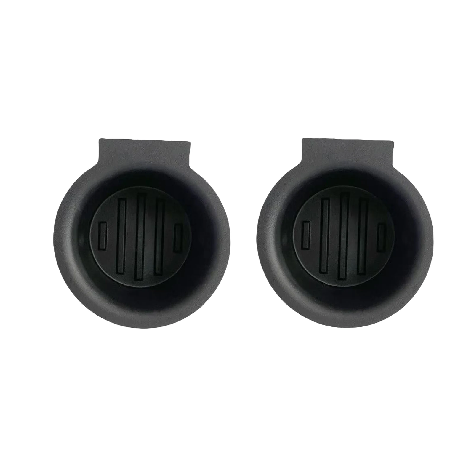 2x Front Console Cup Holder Inserts For Ford F150 09-14 W/h Flow Through Console Direct Replacement Car Accessories