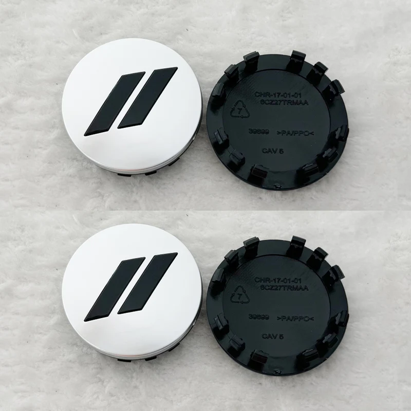 4pcs x 63mm Car Logo Wheel Center Hub Caps Rim Cover Emblem Sticker for Dodge Charger Challenger Hell Cat SRT for Chrysler 300C view 6