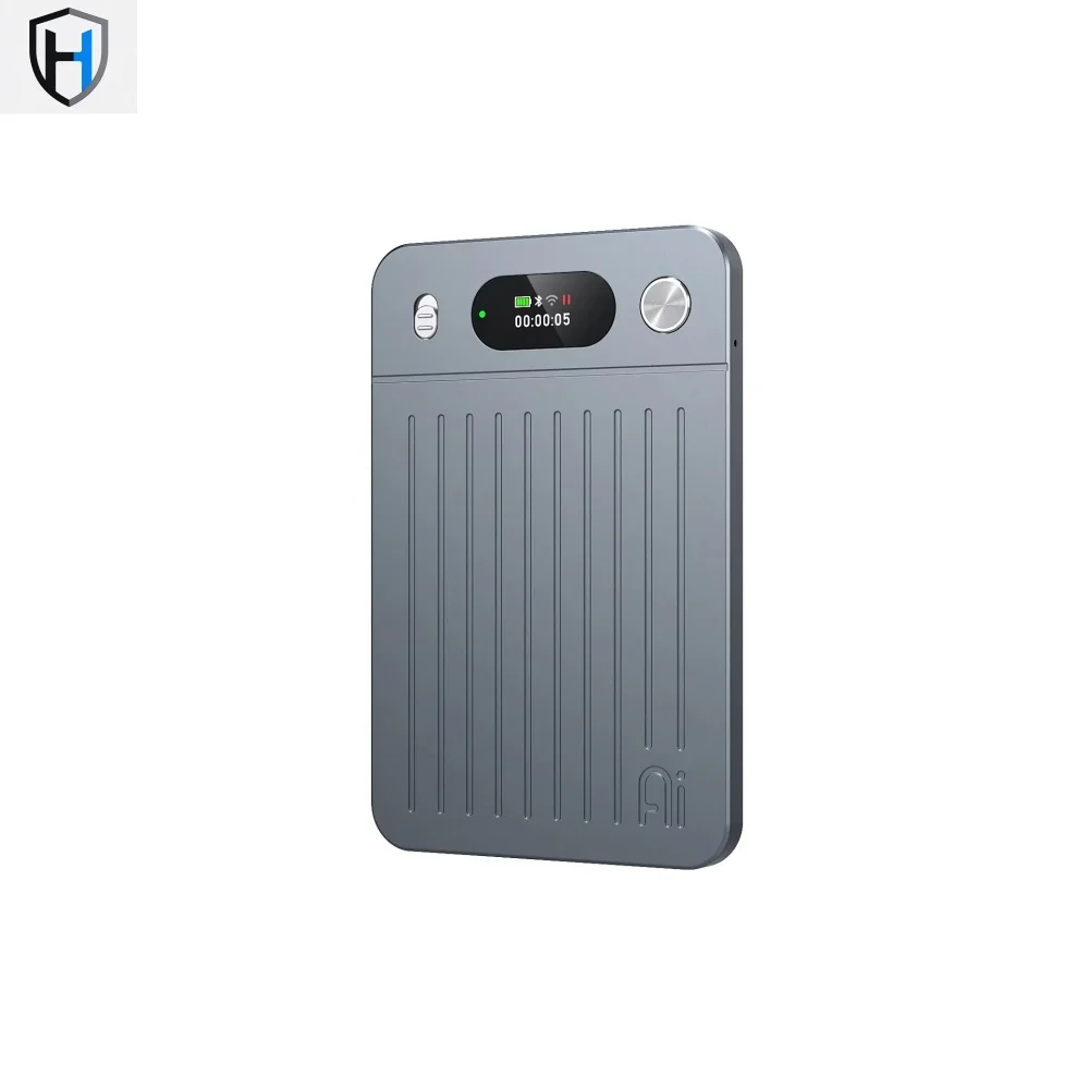 Ultra-thin Card AI Voice Recorder, Real-time Speech to Text Transcription & 93 Languages Simultaneous Translation