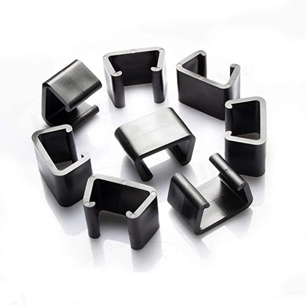 

10pcs Outdoor Clips Rattan Furniture Patio Chair Fasteners ABS Material Patio Sofa Clamps Garden Clamps Connectors