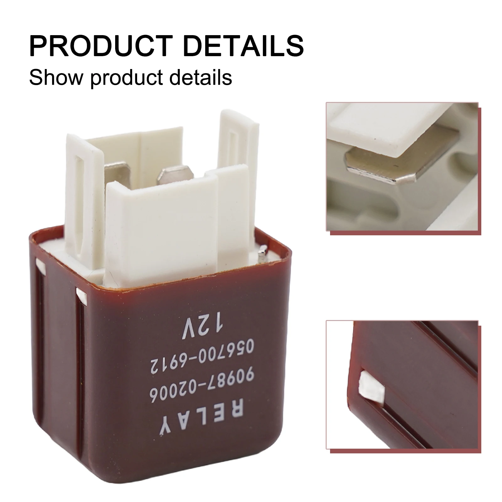 

1x 12V 4Pin Automotive Relay For Toyota For Landcruiser 75 80 60 Series Water Tank Fan Relay 90987-02006 056700-6912 90987-02011