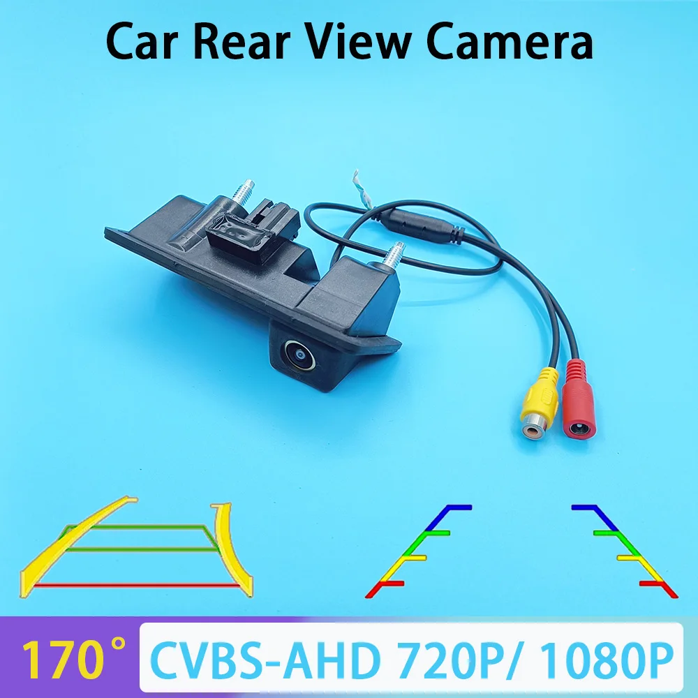 

AHD 1080P Dynamic Trajectory/Ruler Car Handle Parking Rearview Camera For Audi/VW/Passat/Tiguan/Golf/Touran/Jetta/Sharan Vehicle