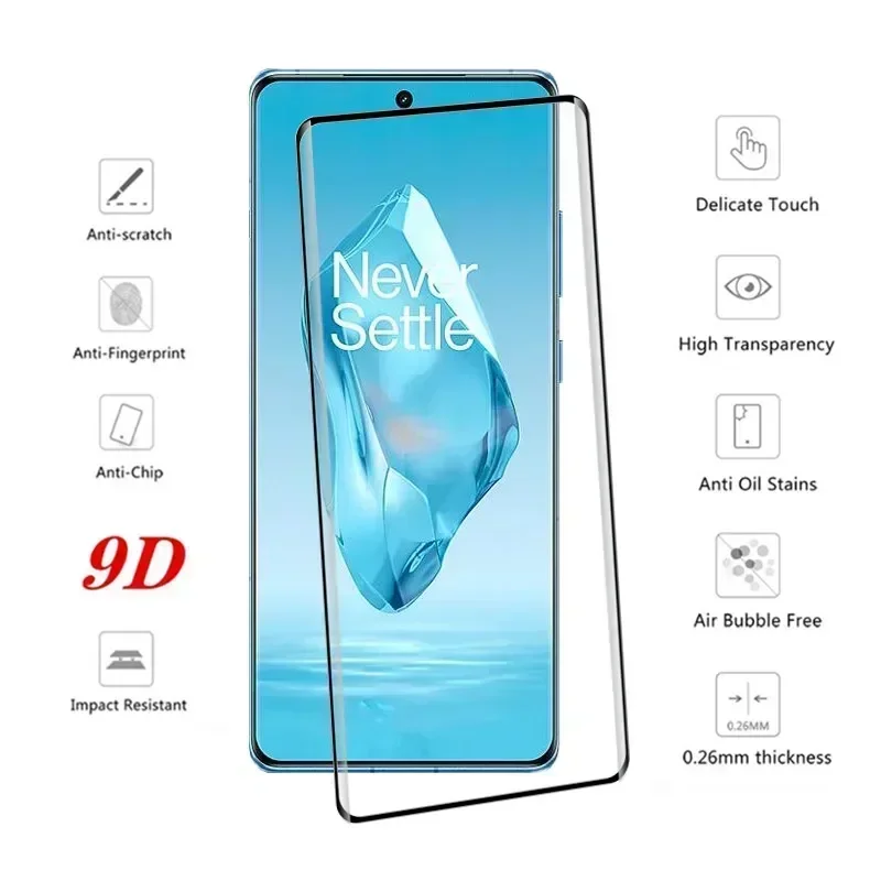 Sale Screen Protector For Oneplus 12R 12 Ace3 Tempered Glass 9D Curved Selvedge For Oneplus 12R 12 Soft Camera film