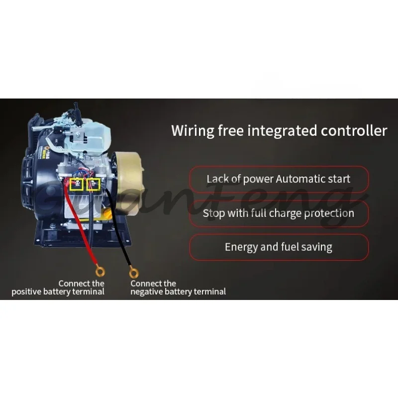 Mini Portable Electric Tricycle Extender DC Generator 48v60v72v