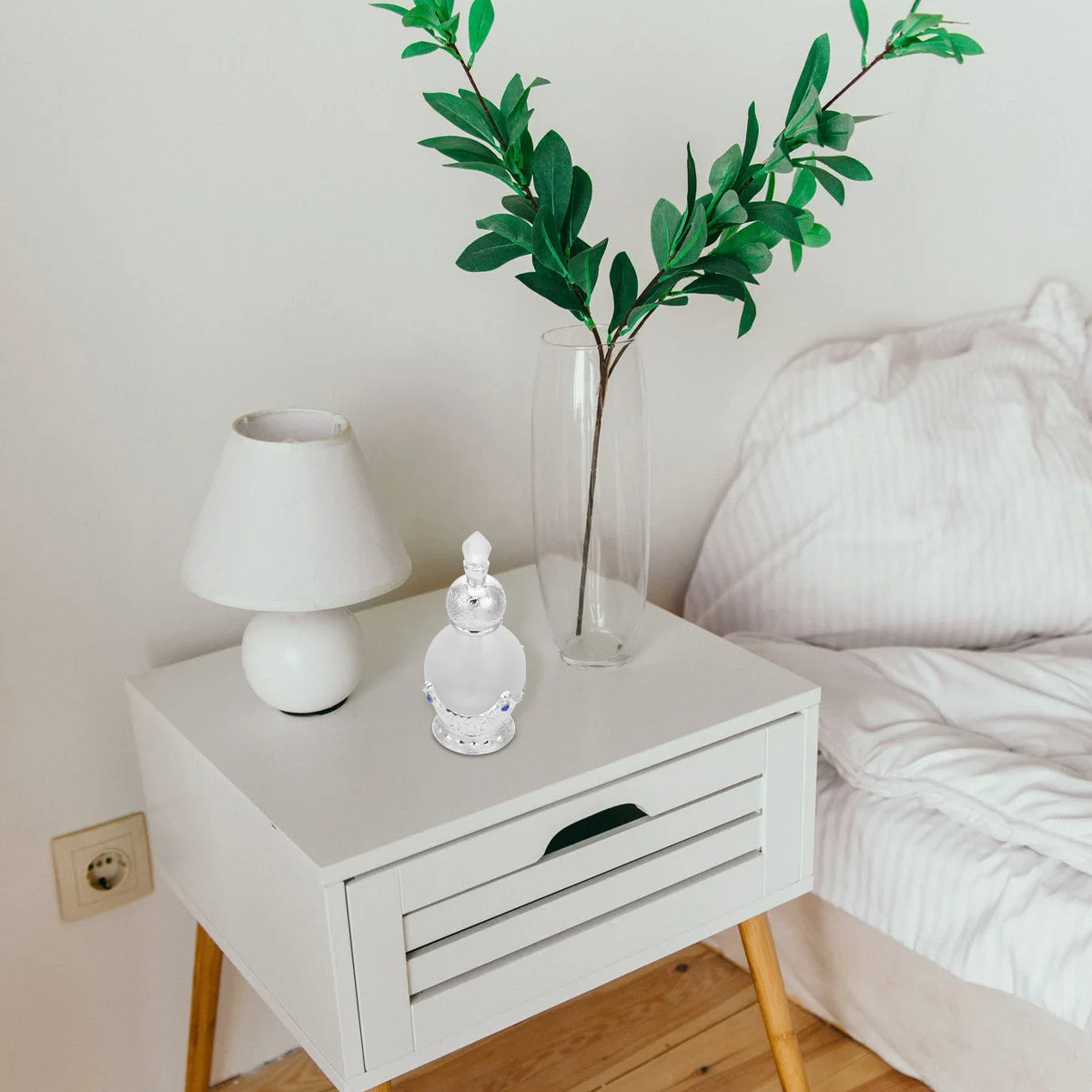 Flacone contagocce per profumo in vetro stile Arabia da 15 ml Flacone contagocce per oli essenziali riutilizzabile vintage per la conservazione del toner