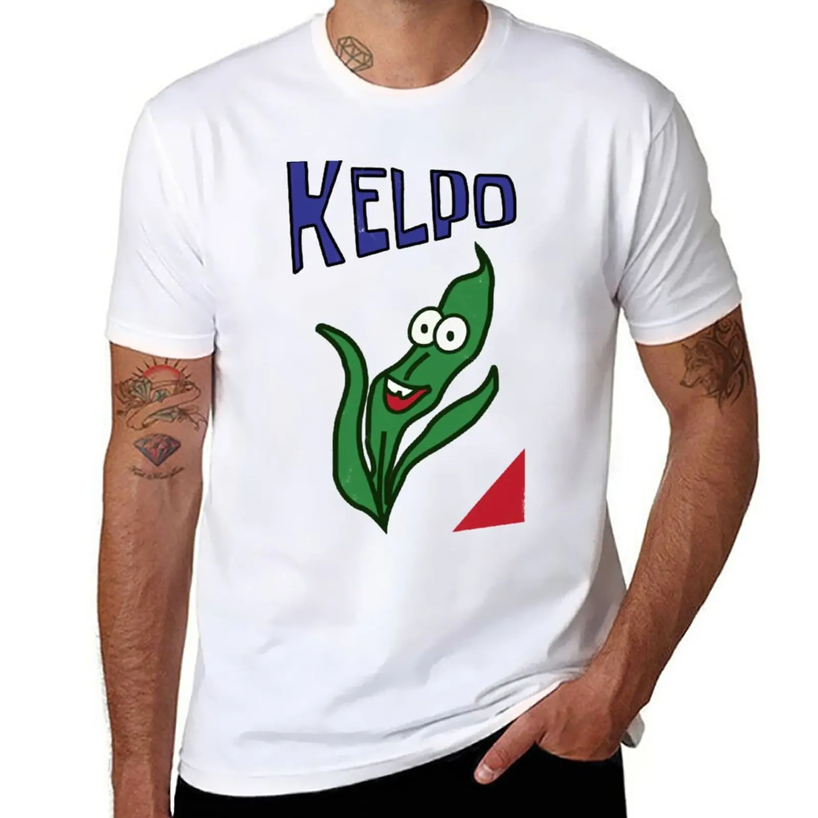 Kelpo-Camiseta de cereales para hombre, camisa de talla grande, de gran tamaño, color negro liso, nueva edición