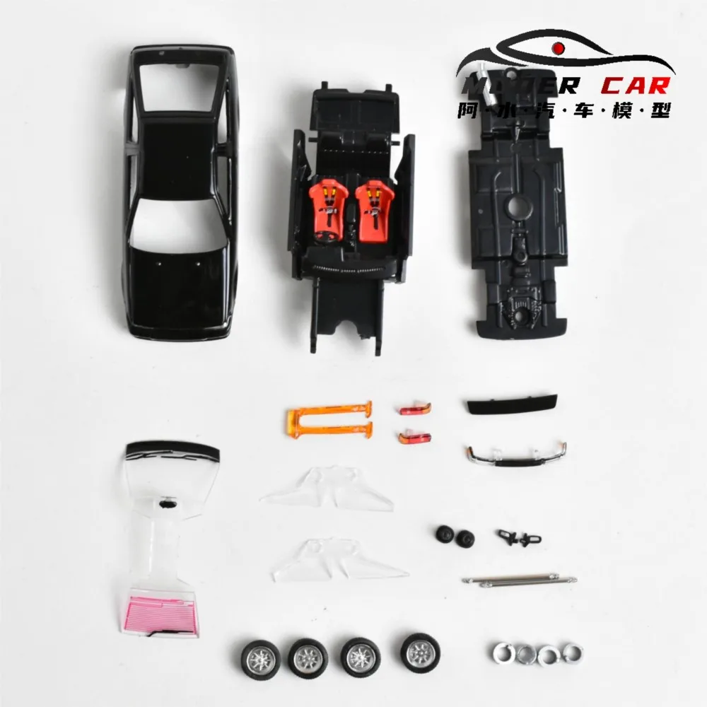 بناء محرك 1:64 هدايا للمراهقين EG9 AE86 Diecast نموذج سيارة