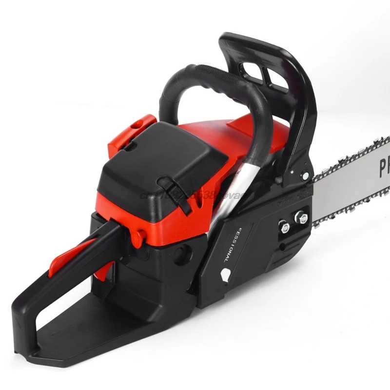 58CC Powerful Chainsaw With  20 Inch Guide Bar For Wood Cutting And Pruning Cordless And Energy Efficient For Garden Use