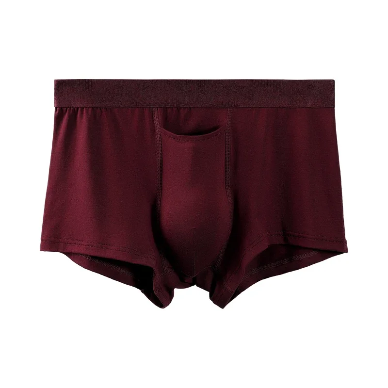 Gunpowder Separated Underwear Men's Modal Summer Breathable Sports Straight Pants Ice Silk Cool Storage Pockets Shorts