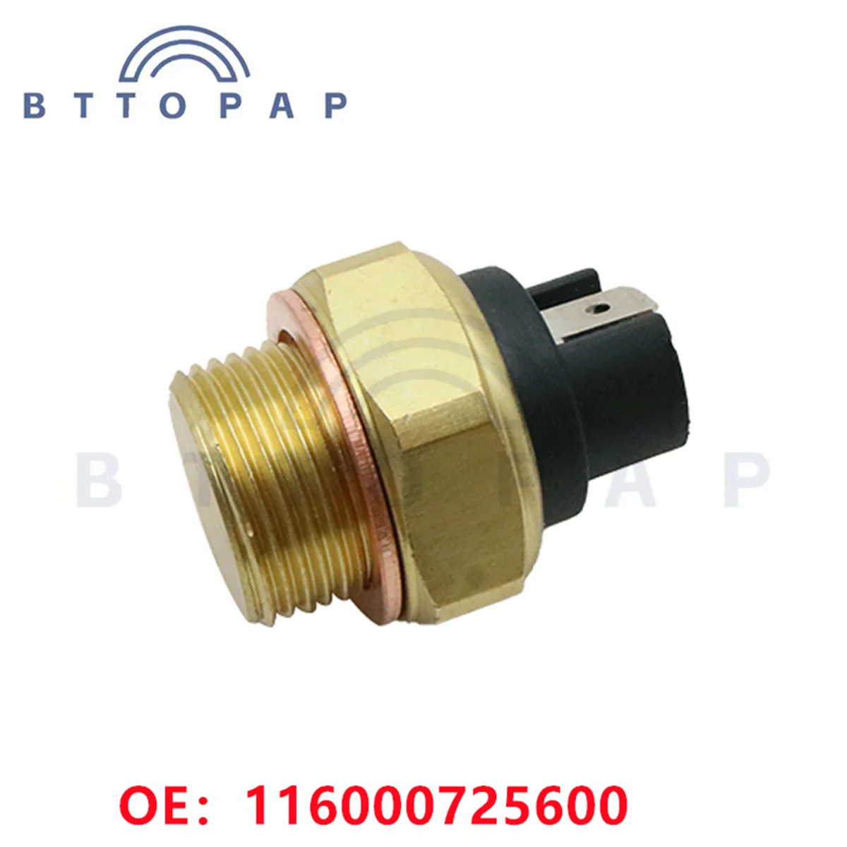 116000725600 Radiator Fan Temperature Switch Black 116000725602 116000725605 6000001356 For 1989-2007 ALFA ROMEO PEUGEOT RENAULT