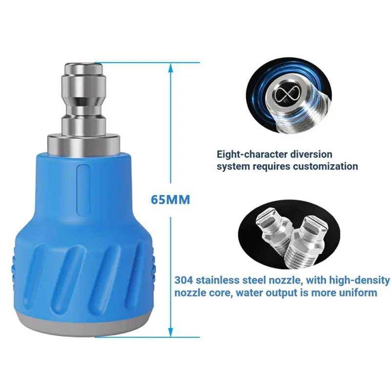 Hot Sale-Pressure Washer Nozzle 40° With Anti-Scratch High-Precision Figure-8 Design, 1/4