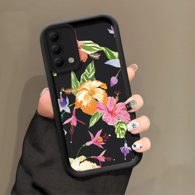 حافظة هاتف ناعمة على شكل زهرة لهاتف انفينيكس تكنو كامون 40 برو 30 20 بوفا 7 سبارك 20C 10 برو 6 جو 2024 2023 2022 غطاء من البولي يوريثان مقاوم للصدمات #4