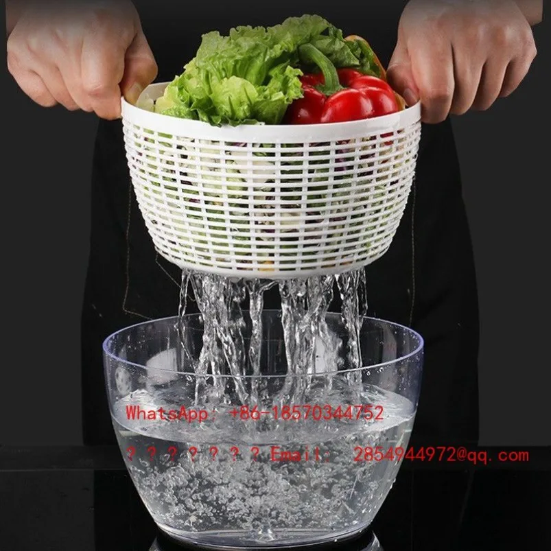 2026    Vegetable Dehydrator Vegetable Washing Drain Basket Electric Salad Dehydrator Water Dumper