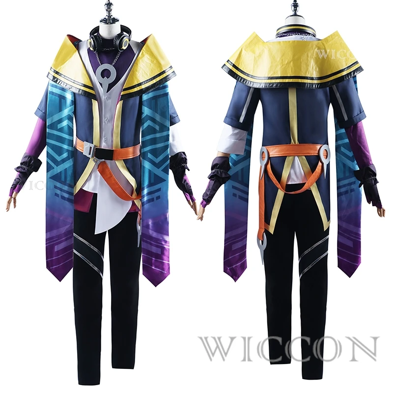 Aphelios Cosplay Game LOL Heartsteel Aphelios Cosplay Costume Wig Uniform Outfits Aphelios Suit LOL Halloween Costume for Men