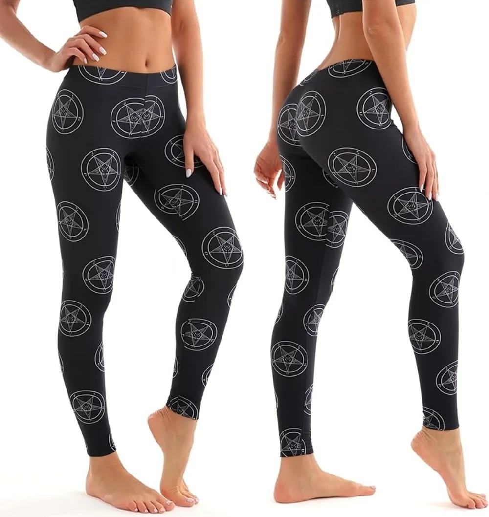 Women's Basic Comfort Stretch Soft Solid and Stylish Print Leggings