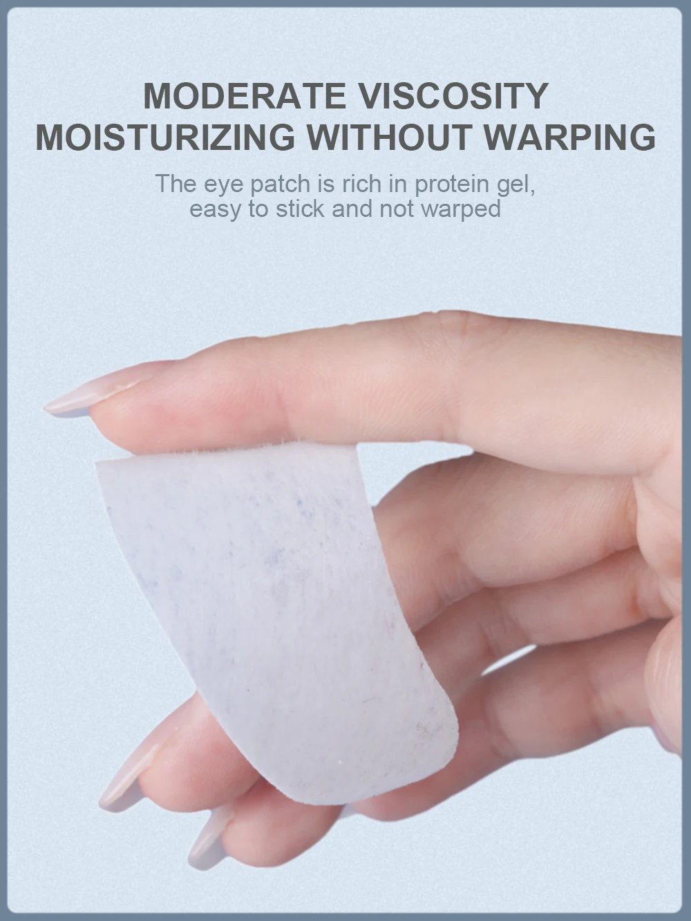 OWOSC 500PCS Hydrogel Patches Wimpernverlängerung Patch Wimpern Patch Lash Extension Supplies Unter Augenklappen Augenpolster V-förmig – Detail 6