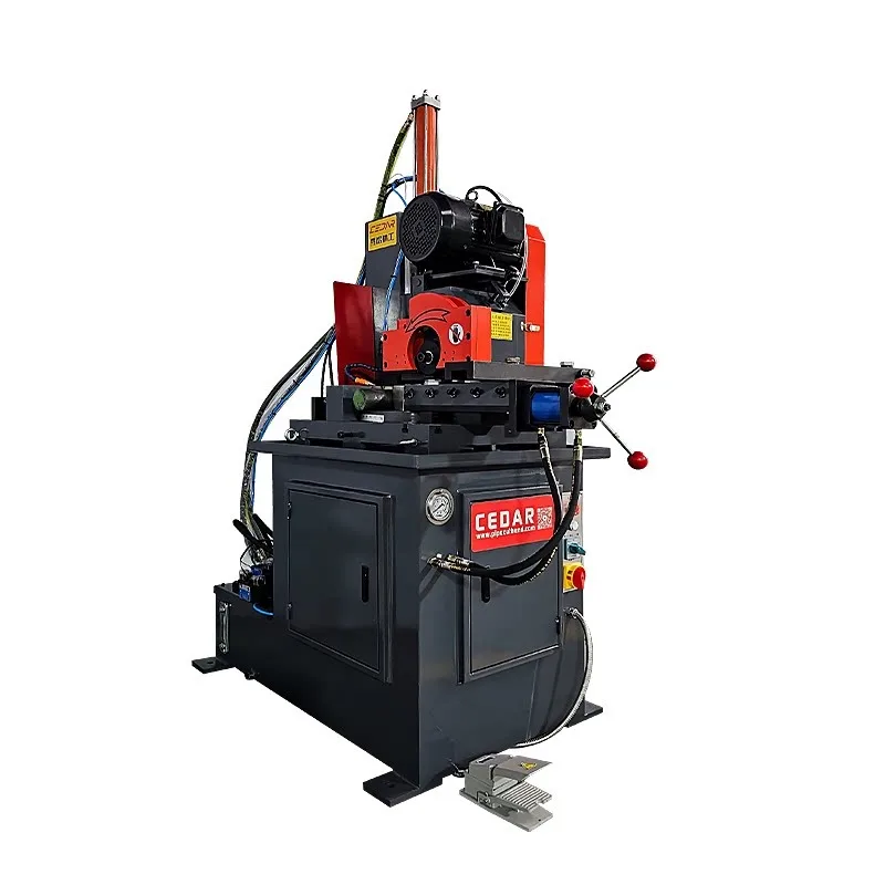 CNC Automatic Pipe Cutting Machine Burr Free Metal Tube Cutter For Round Square Pipe Steel Bar Hydraulic Feeding System