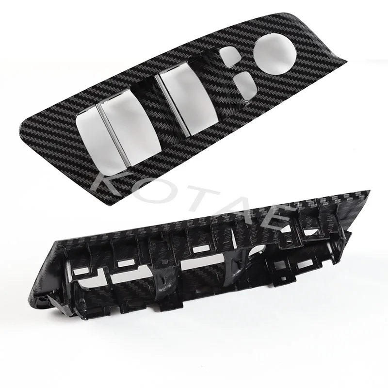 For BMW NEW 5 Series G30 G31 G38 Car Front Rear Left Right Interior Door Pull Handle Trim Auto Inner Handle Armrest Cover Panel view 4