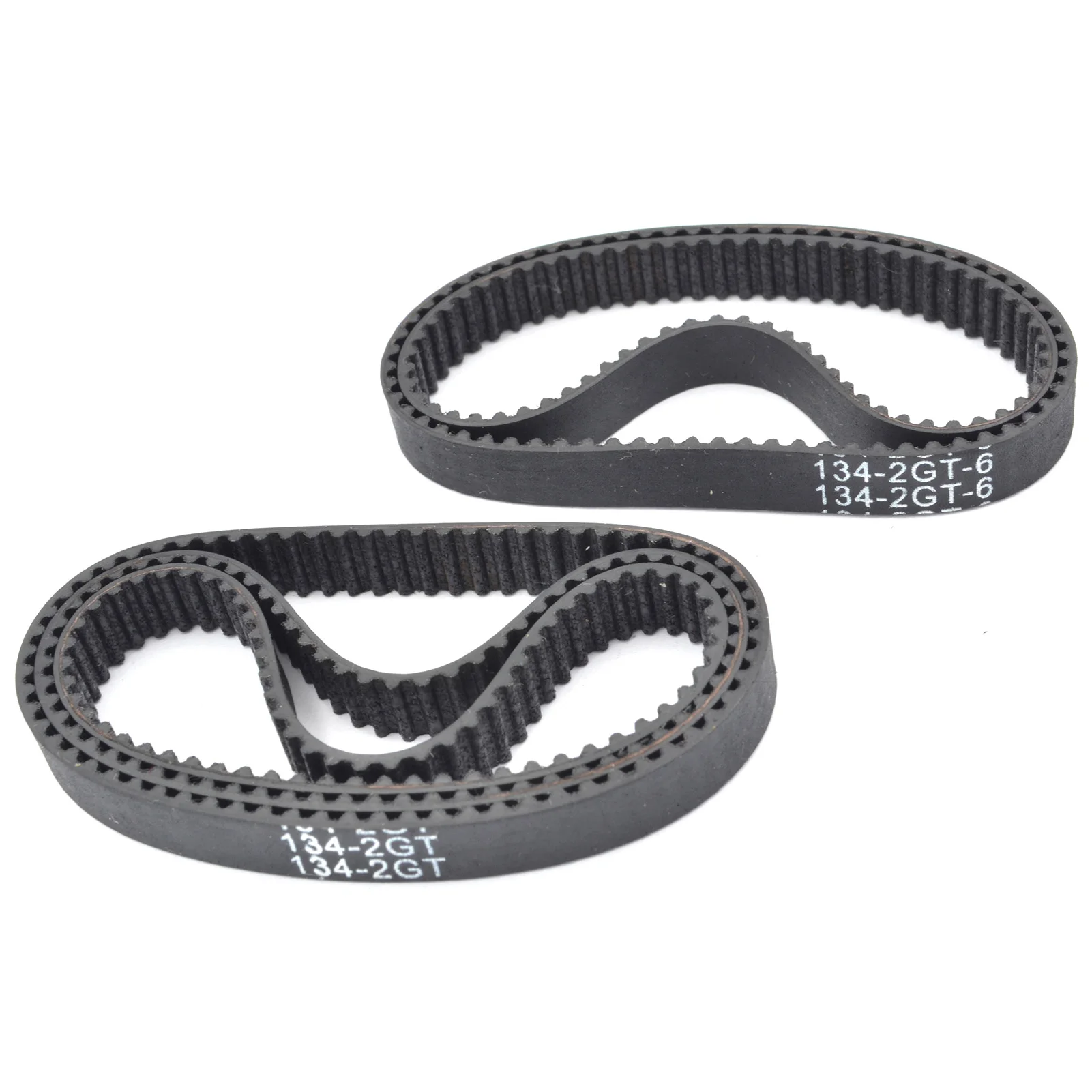 POWGE 2M 2GT Timing Belt Lp=130 132 134 136 138 140 142 144 146 148 150 152 154 156 158 160 162 164 166 168 Width 6/9mm Rubber